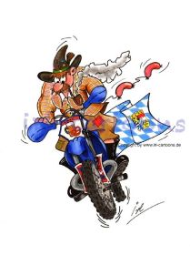 Bayerischer Motocrosser